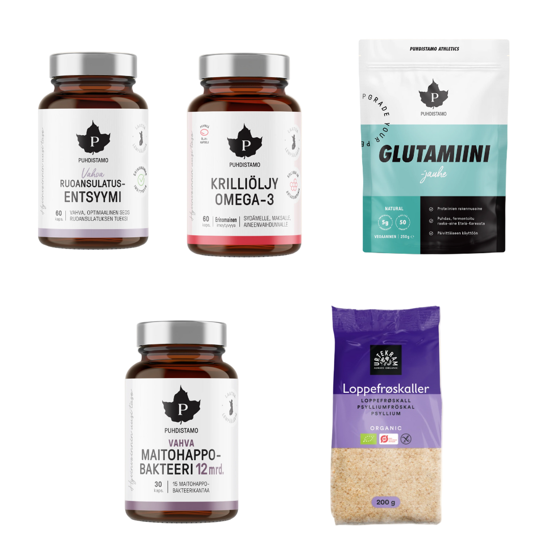 Lempeä suolisto -paketti